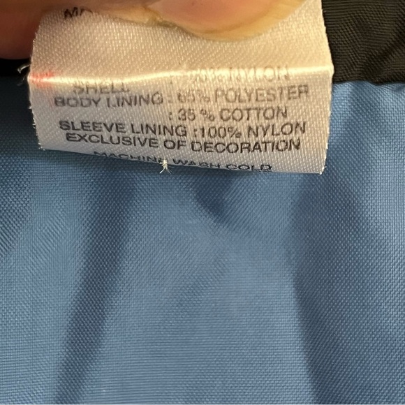 Men’s Vintage Cheetah Lightweight Windbreaker Track Jacket Blue Size Large - Picture 6 of 12